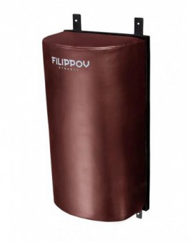 Подушка Полусфера onePRO FILIPPOV большая из натуральной кожи 75см/42см/27см коричневый - Спорттовары